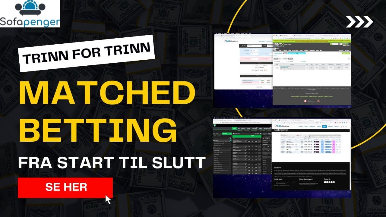 Matched Betting trinn for trinn