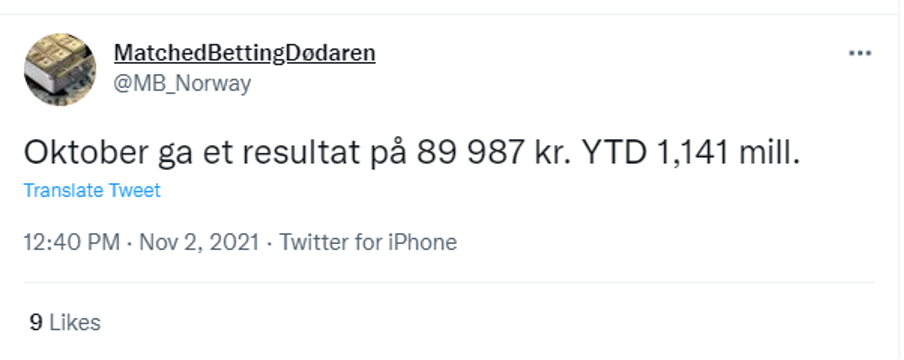 MB Norway twitter